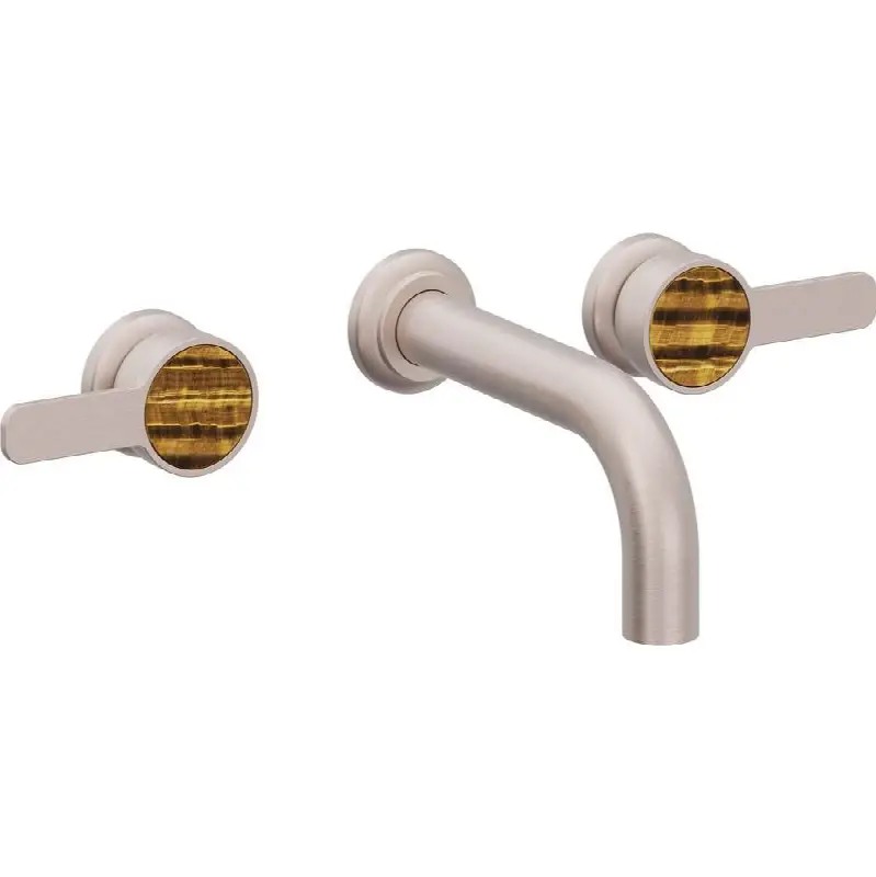 Two Handle Lavatory Wall Faucet Trim Only