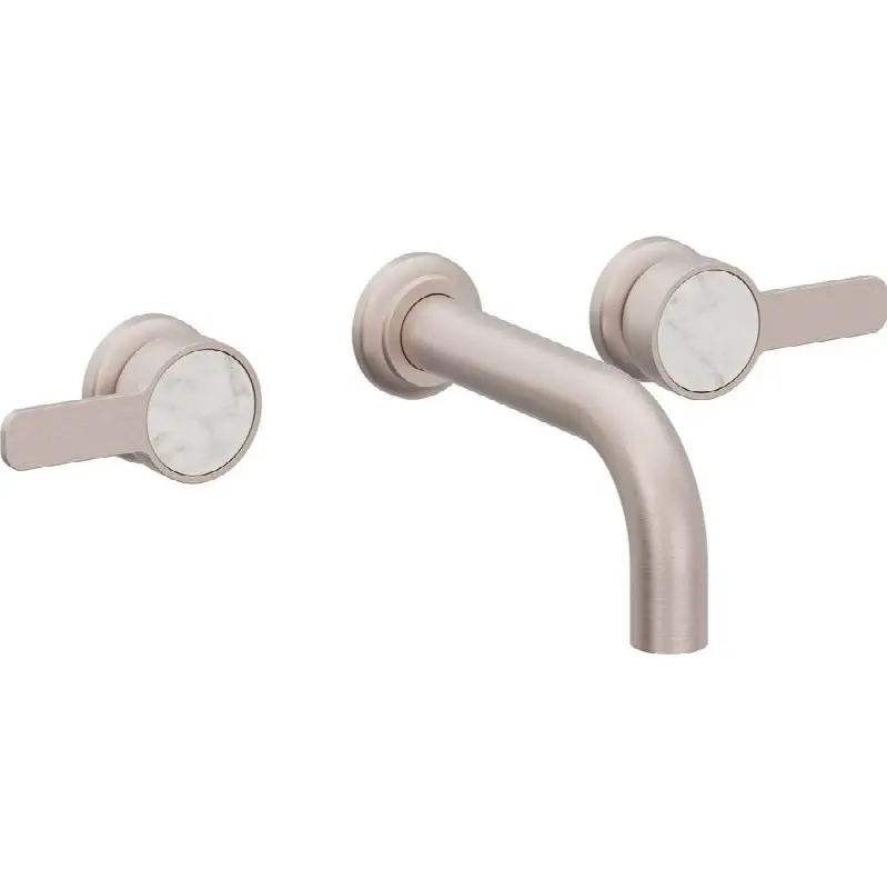 Two Handle Lavatory Wall Faucet Trim Only