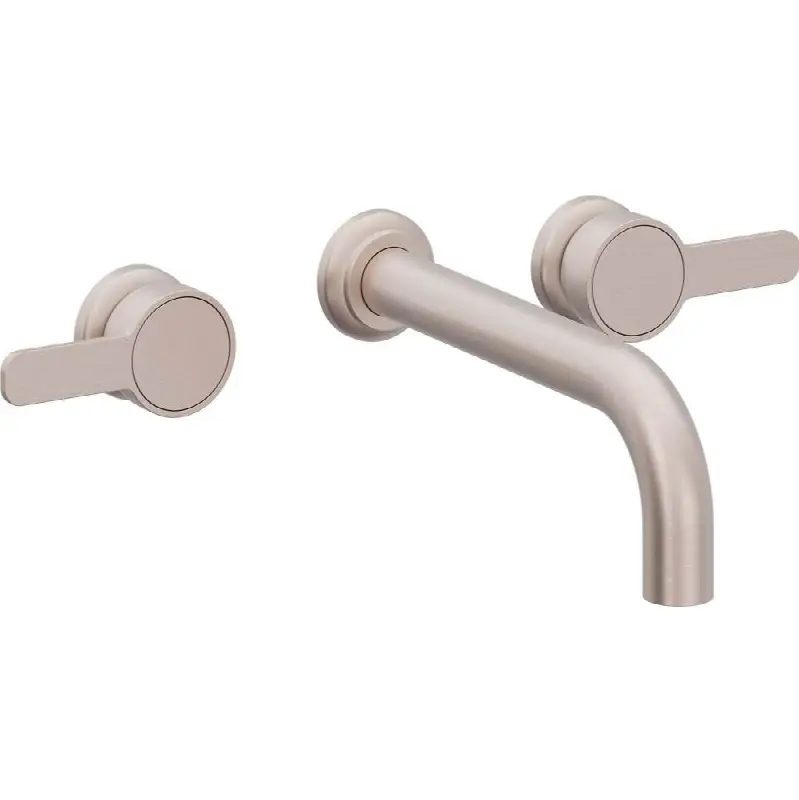 Two Handle Lavatory Wall Faucet Trim Only