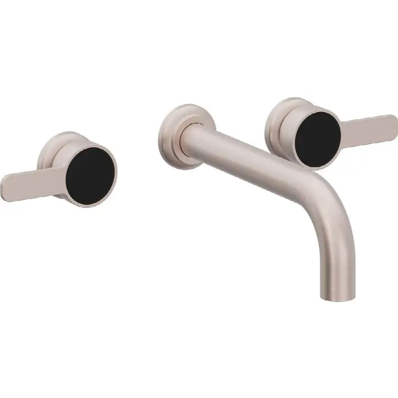 Two Handle Lavatory Wall Faucet Trim Only