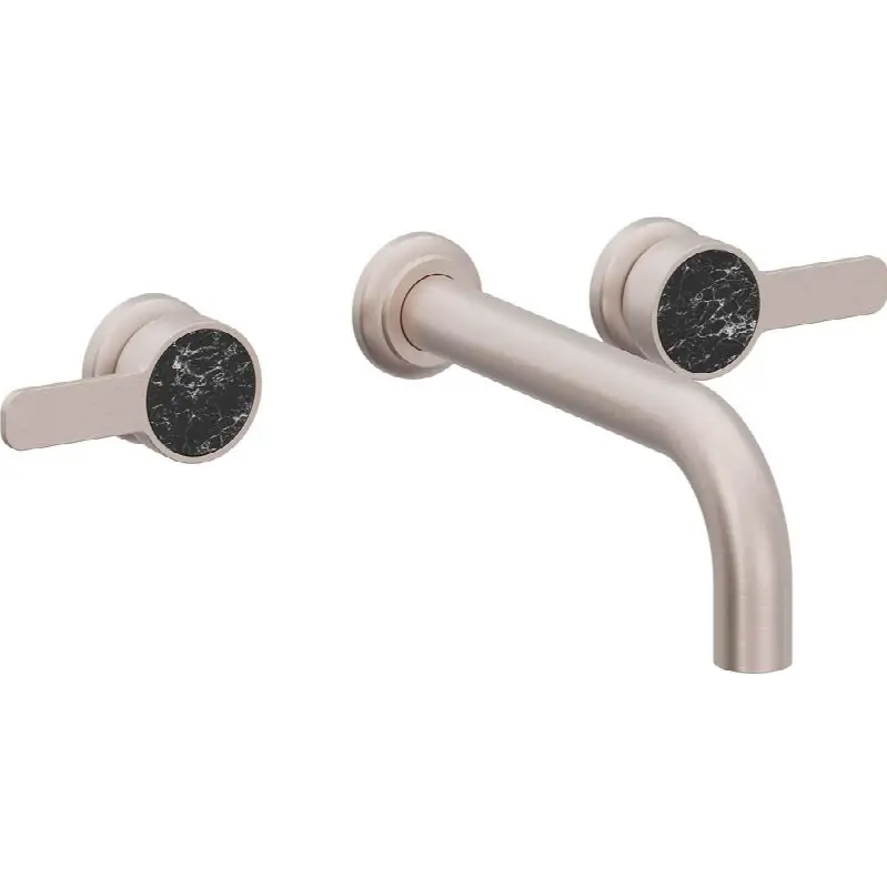 Two Handle Lavatory Wall Faucet Trim Only