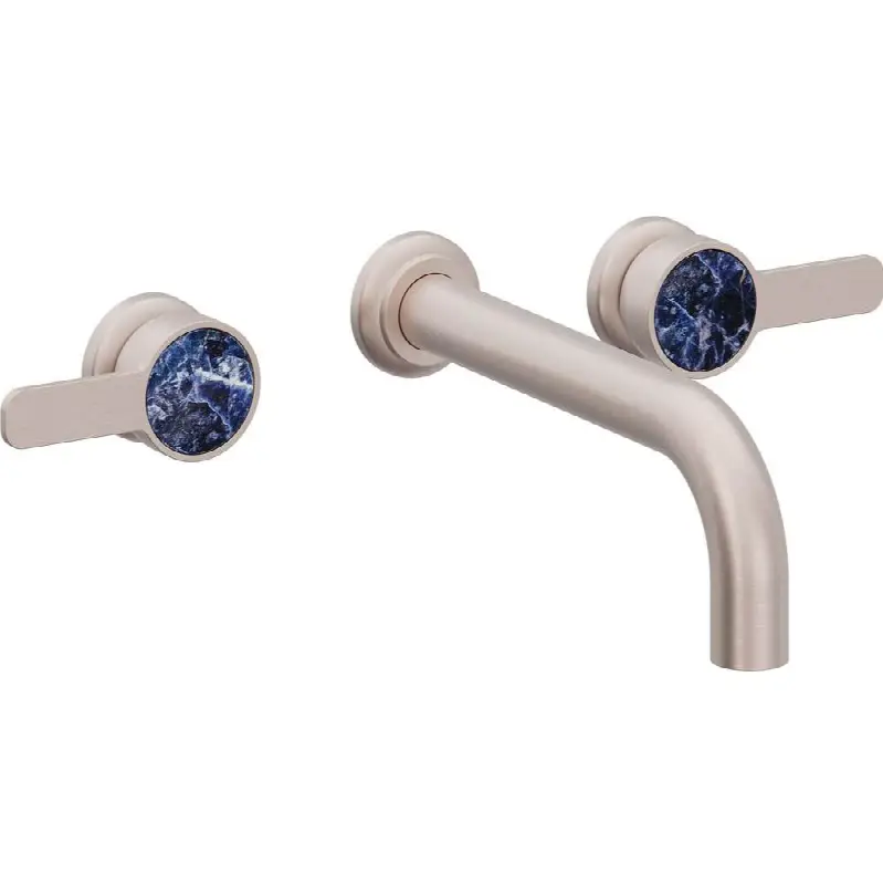 Two Handle Lavatory Wall Faucet Trim Only