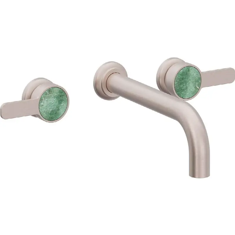 Two Handle Lavatory Wall Faucet Trim Only
