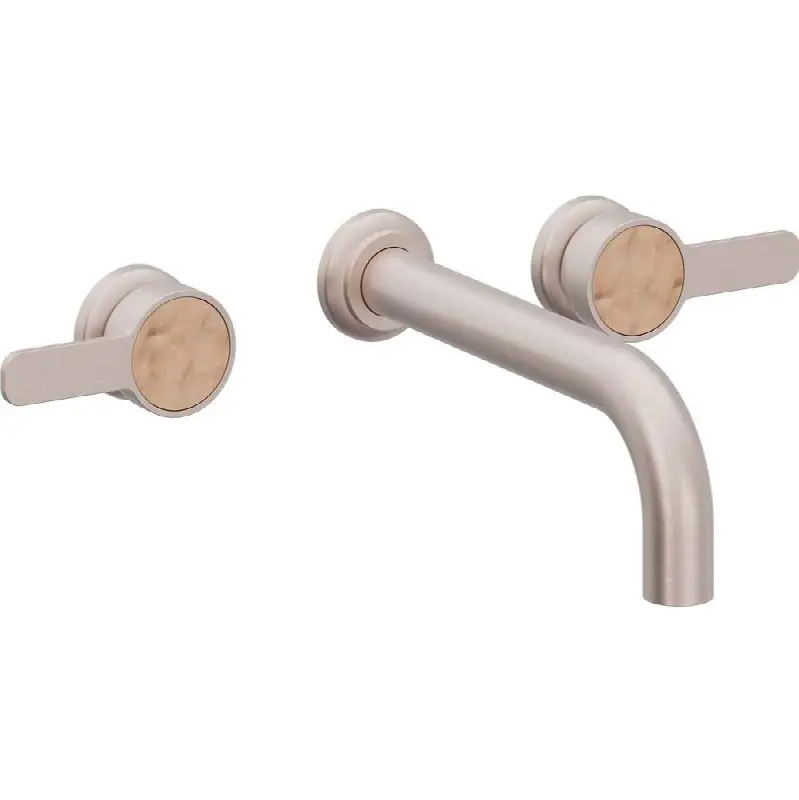 Two Handle Lavatory Wall Faucet Trim Only