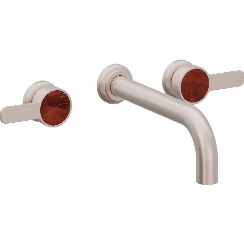 Two Handle Lavatory Wall Faucet Trim Only