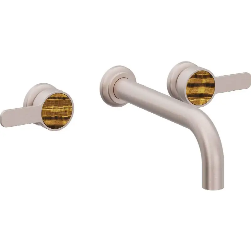 Two Handle Lavatory Wall Faucet Trim Only