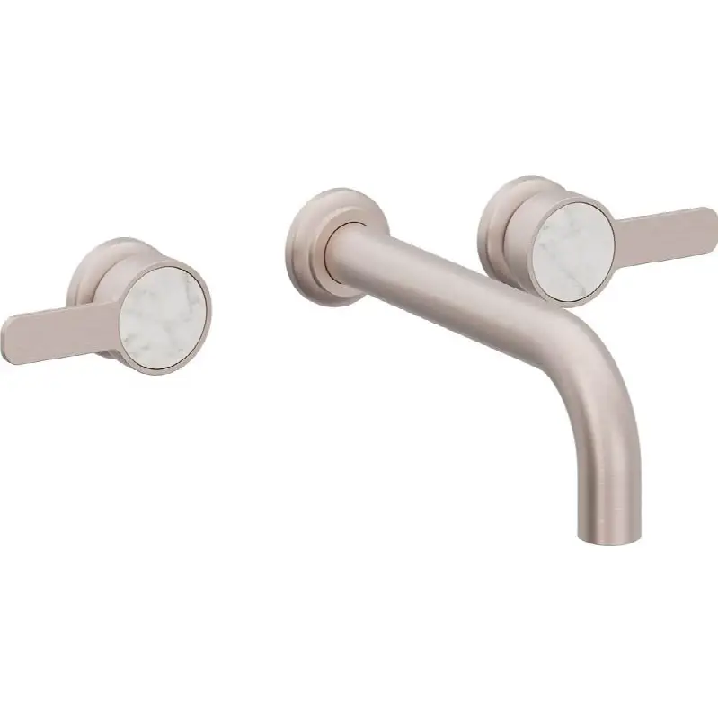Two Handle Lavatory Wall Faucet Trim Only