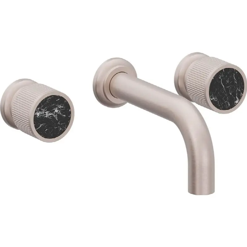Two Handle Lavatory Wall Faucet Trim Only