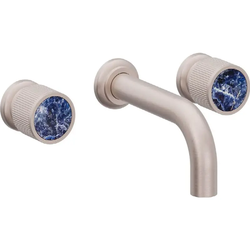 Two Handle Lavatory Wall Faucet Trim Only