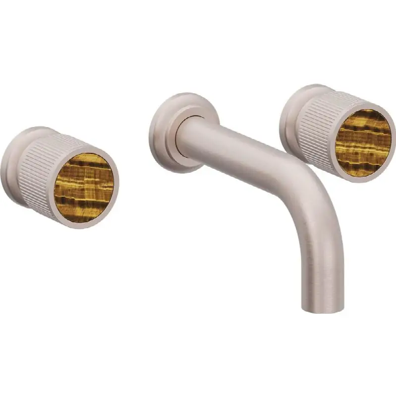 Two Handle Lavatory Wall Faucet Trim Only