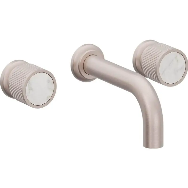 Two Handle Lavatory Wall Faucet Trim Only