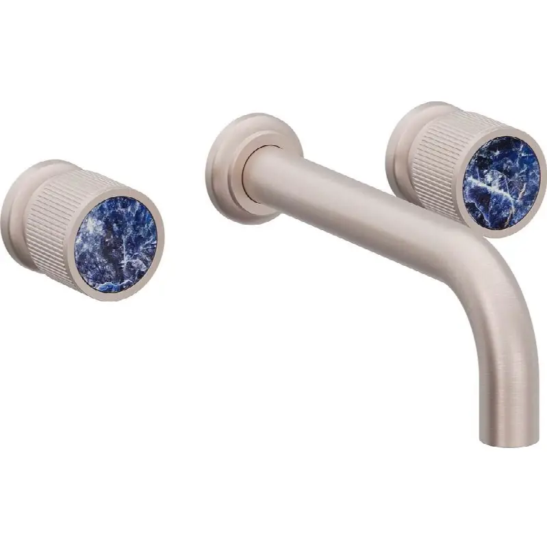 Two Handle Lavatory Wall Faucet Trim Only