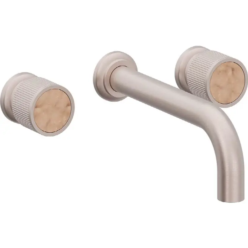 Two Handle Lavatory Wall Faucet Trim Only