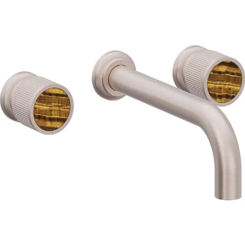 Two Handle Lavatory Wall Faucet Trim Only
