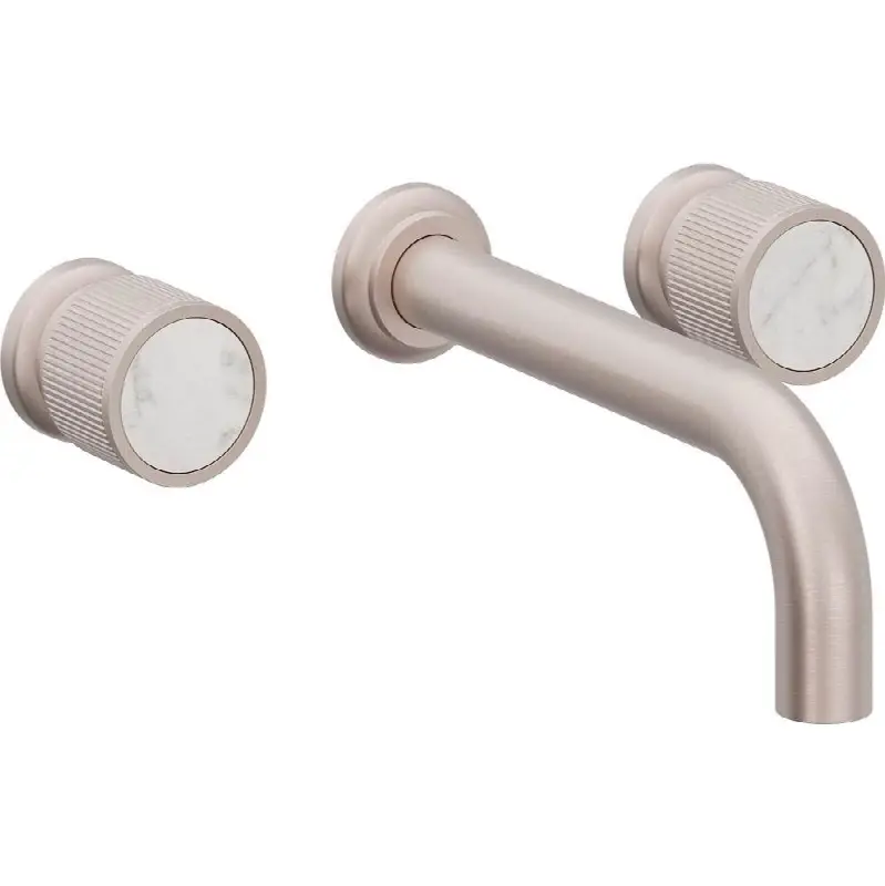 Two Handle Lavatory Wall Faucet Trim Only