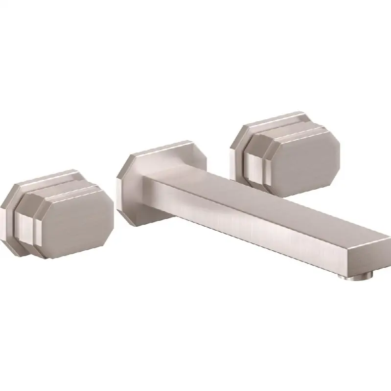 Two Handle Lavatory Wall Faucet Trim Only