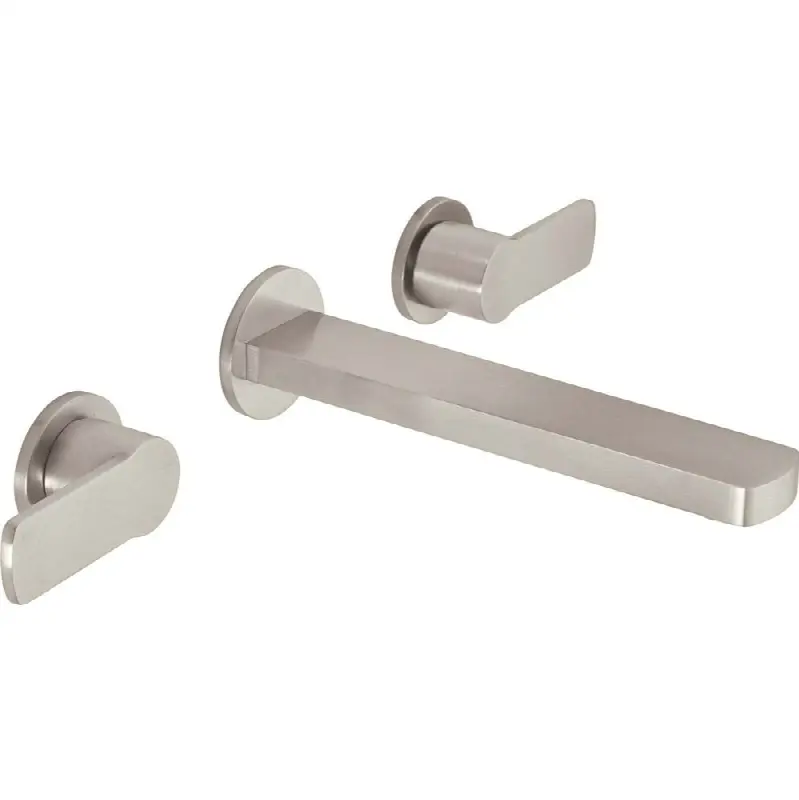 Two Handle Lavatory Wall Faucet Trim Only