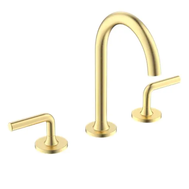 Taos Widespread Basin Faucet W/ Lever Handle & High Spout