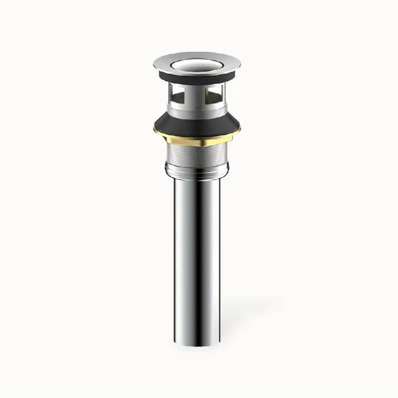 Basin Push Drain with Overflow 1-1/2"