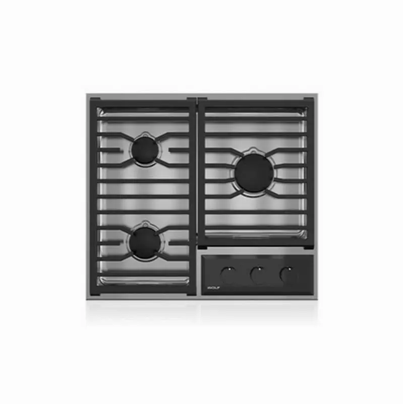 24" Framed Transitional Gas Cooktop / Lp
