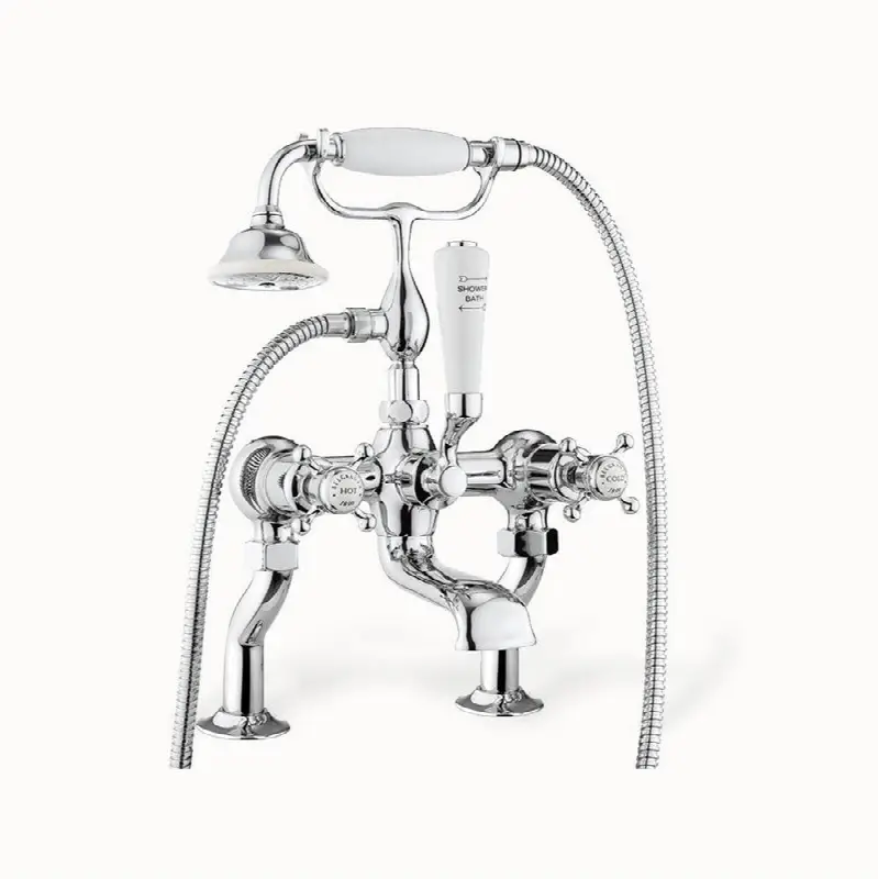 Belgravia Exposed Tub Faucet with Cross Handles P
