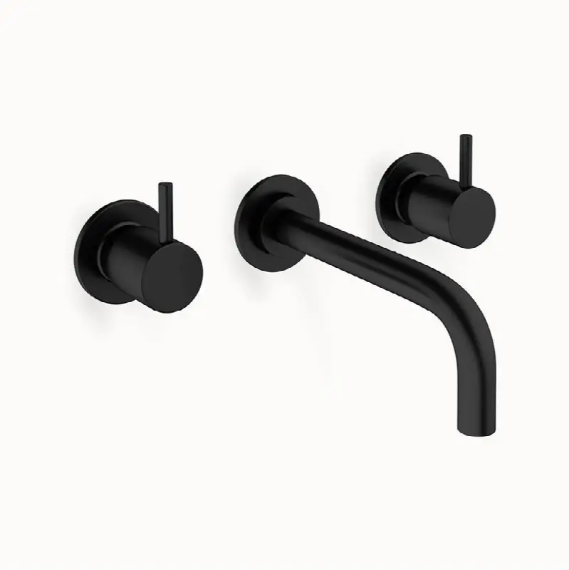 MPRO Widespread Wall-mount Basin Faucet V2 Trim MB