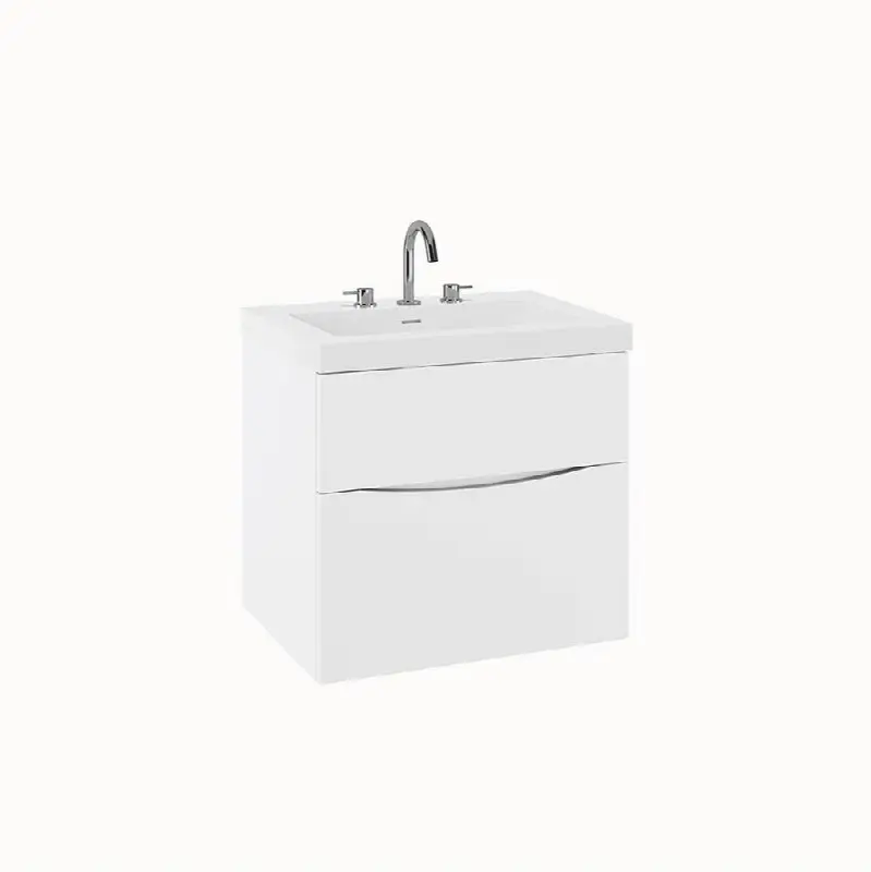 Mpro 24In. White Double Drawer Unit