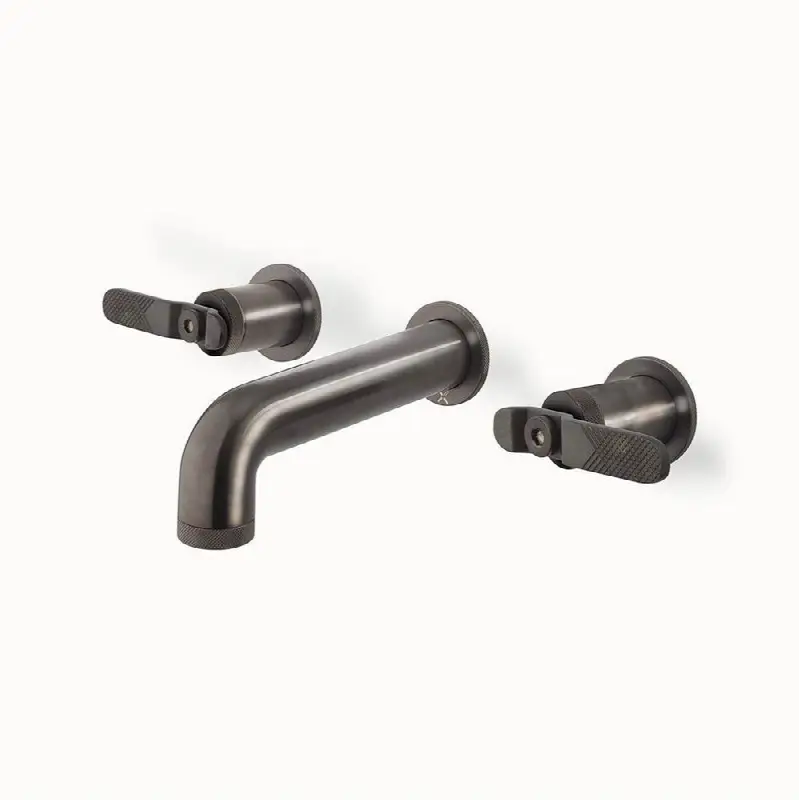 Union Wall-mount Widespread Basin Faucet with Lever Handles