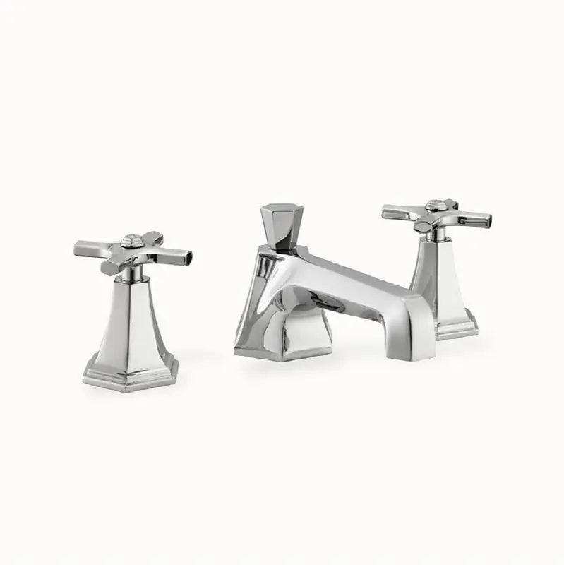 Waldorf Widespread Basin Faucet with Cross Handles P