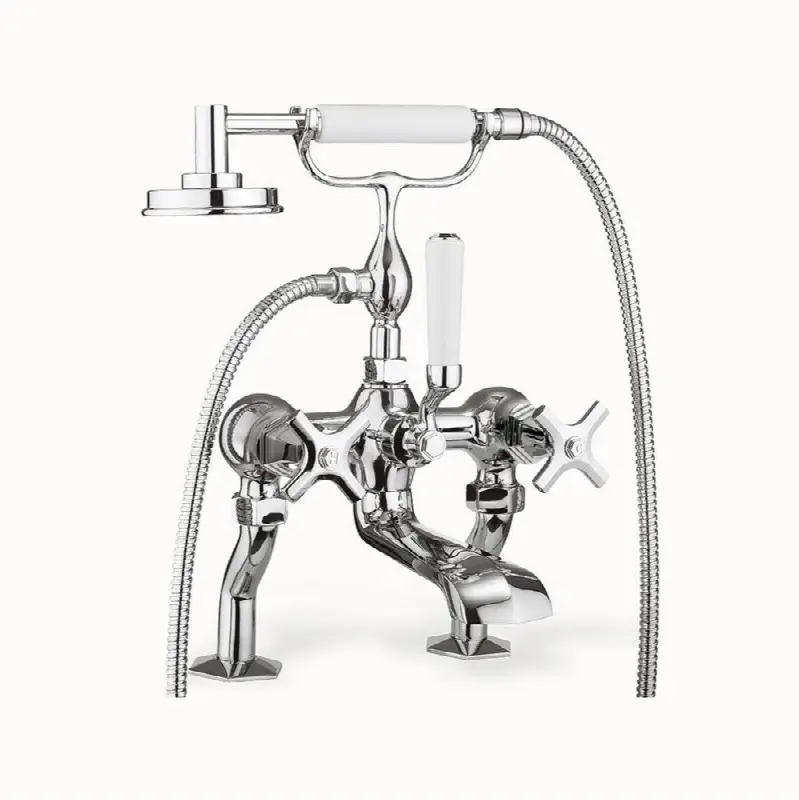 Waldorf Exposed Tub Faucet with Cross Handles P