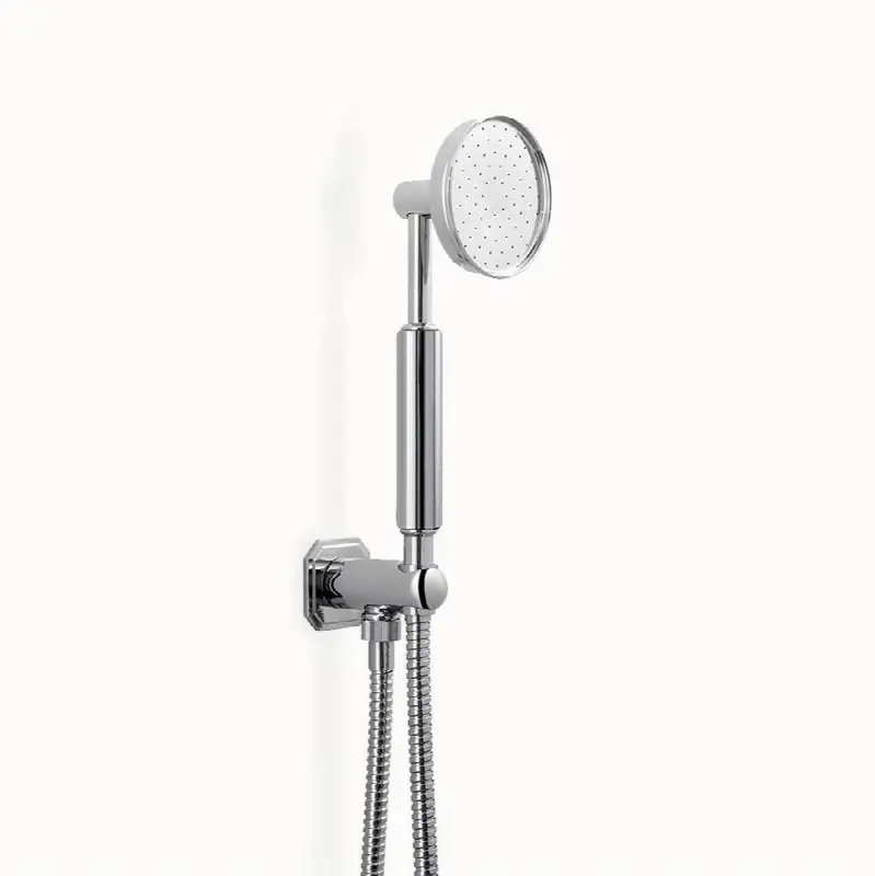 Waldorf Metal Handshower Set With Hose and Bracket with Outlet P