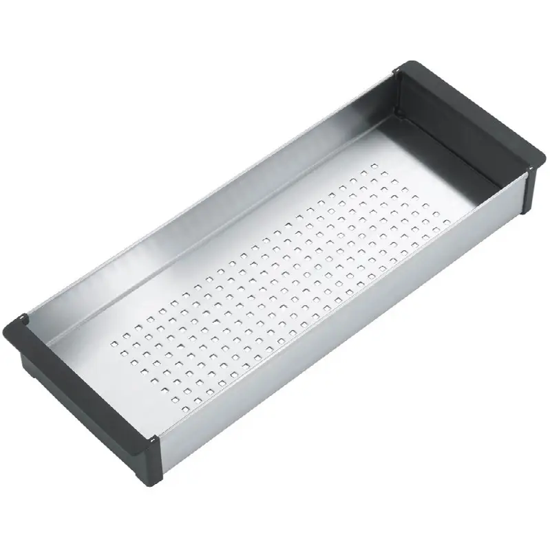 6.2-in. x 17.6-in. Stainless Steel Colander for Cube Series Sinks