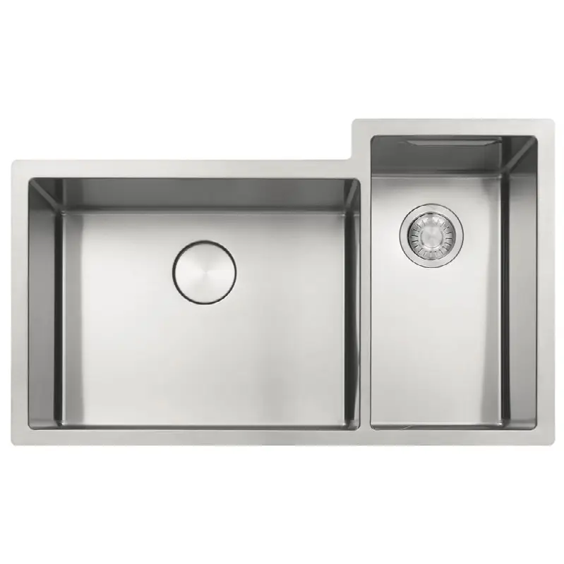 Culinary Center 35-in. x 21-in. 19 Gauge Stainless Steel Undermount Double Bowl Kitchen Sink Workstation - CUX16021-W
