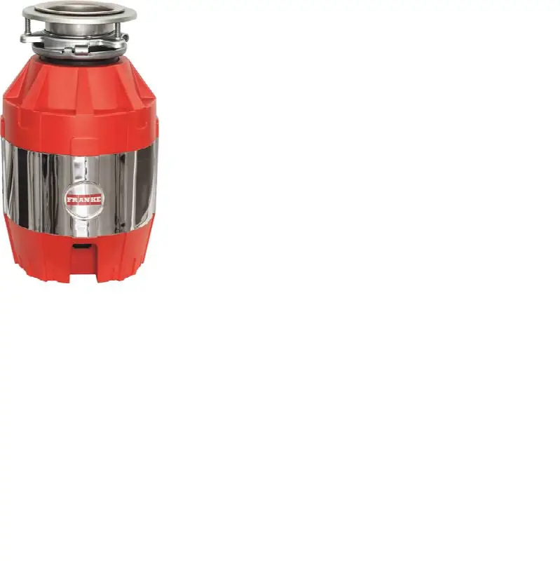 1/2 Horse Power Quiet Continuous Feed Waste Disposer Torque Master 2600 RPM Jam-Resistant DC Motor in Red/Chrome, FWDJ50