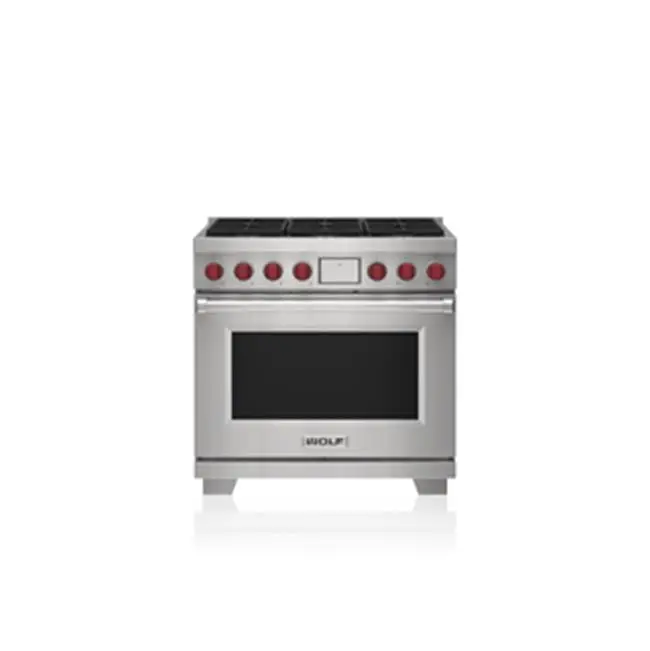 36" Dual Fuel Range - 6 Burners - LP