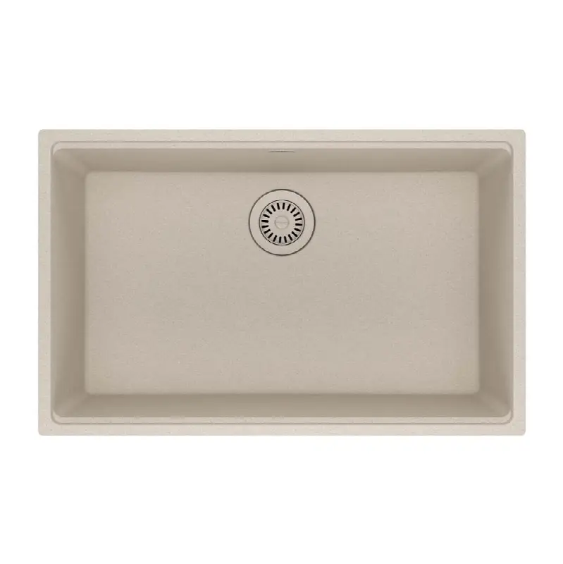 Maris Undermount 30-in x 19-in Fragranite Single Bowl Kitchen Sink