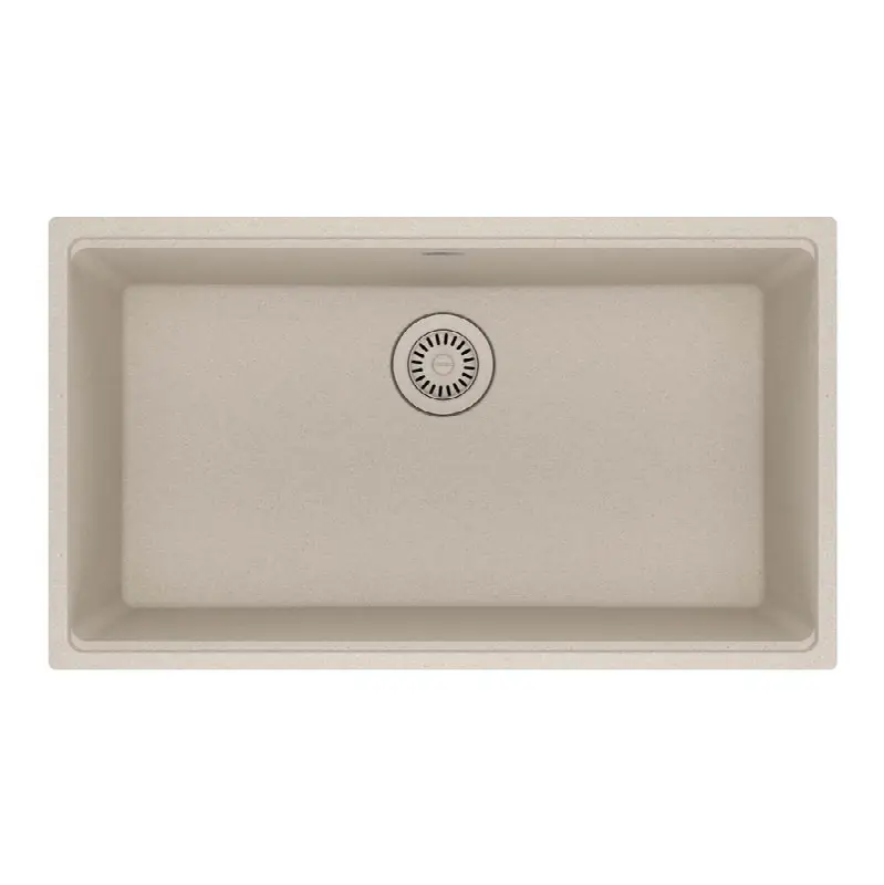 Maris Undermount 31-in x 17.81-in Fragranite Single Bowl Kitchen Sink