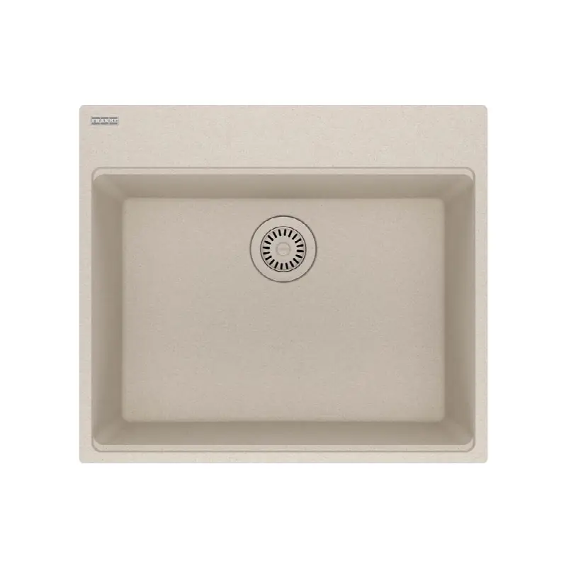 Maris Dual Mount 25-in x 22-in Fragranite Single Bowl Kitchen Sink