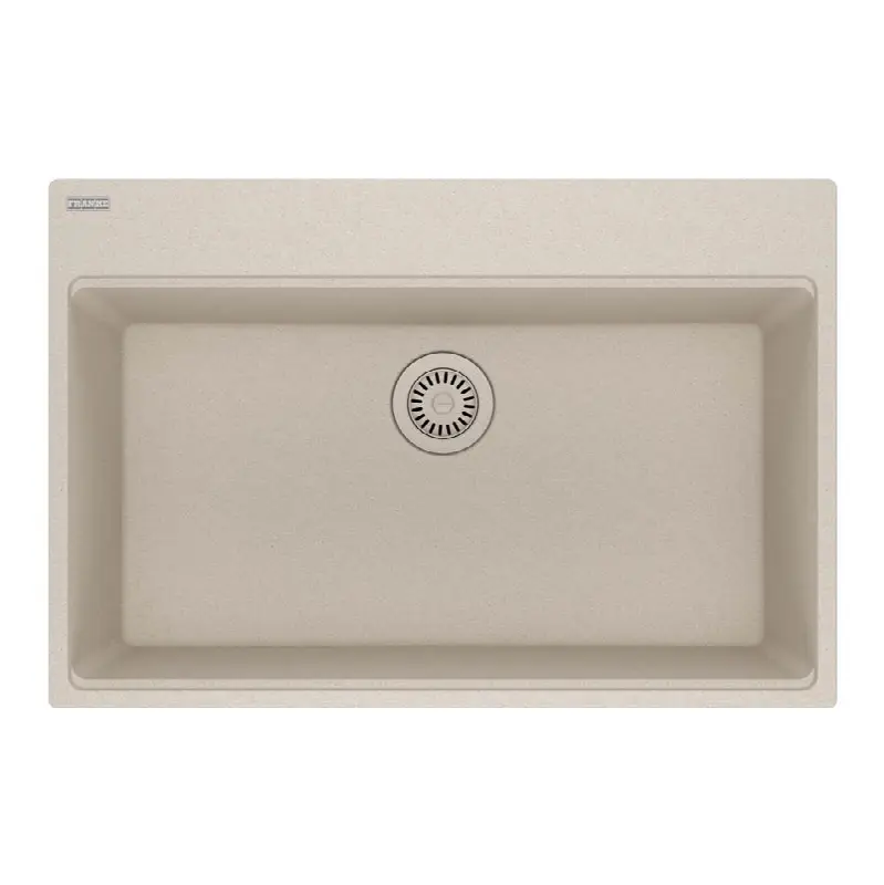 Maris Dual Mount 31-in x 20.88-in Fragranite Single Bowl Kitchen Sink