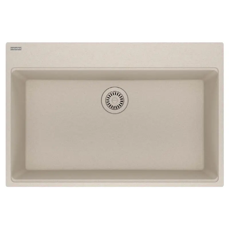 Maris Dual Mount 33-in x 22-in Fragranite Single Bowl Kitchen Sink