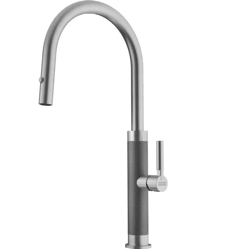 Mythos Masterpiece 18.3-inch Single Handle Pull-Down Kitchen Faucet