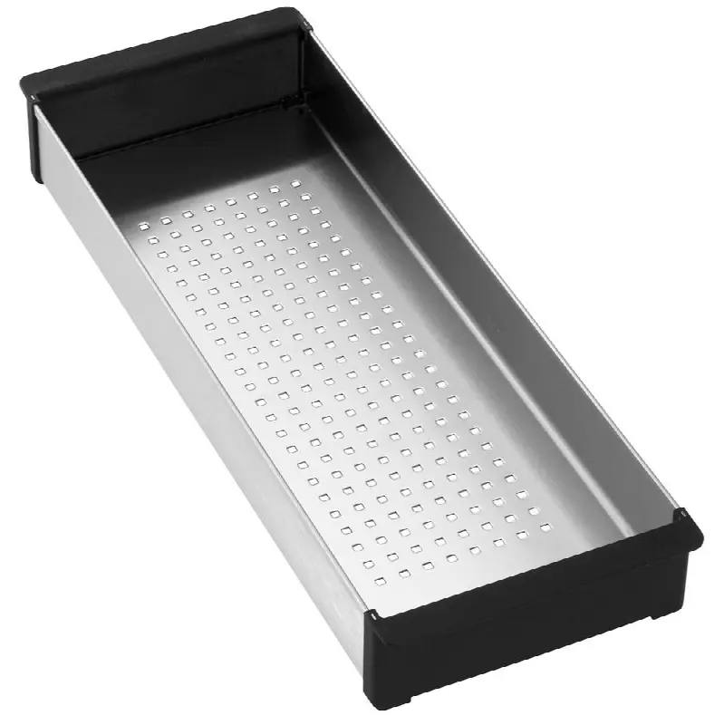 6.1-in. x 17.3-in. Stainless Steel Colander.