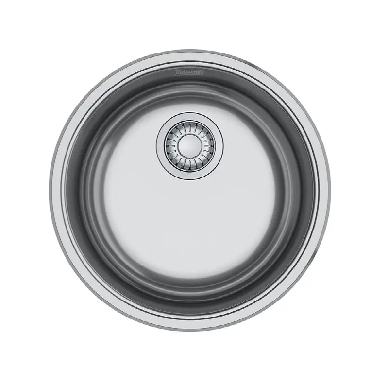 Rotondo 17.0-in. x 7.0-in. 20 Gauge Stainless Steel Dual Mount Single Bowl Kitchen Sink