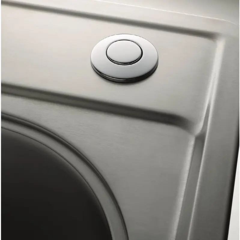 WD3428C Round Waste Disposer / Disposal Air Switch, Polished Chrome