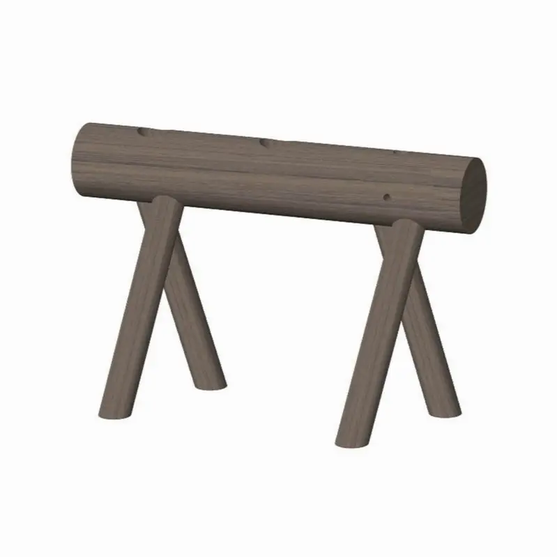 Dressage Freestanding vanity in solid wood - 39-3/8"