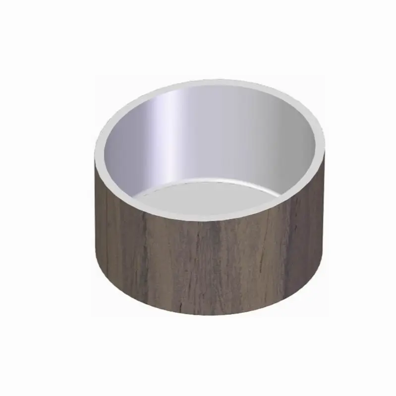 Dressage Freestanding Bathtub in Wood and Corian®