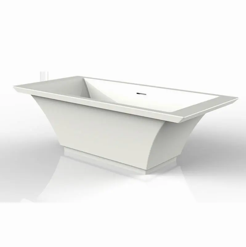 Finezza Freestanding Bathtub with Integrated Overflow