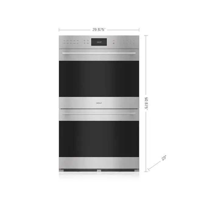 30" Double Walloven, E-Series, Transitional Trim, Stainless Steel, Tube Handle
