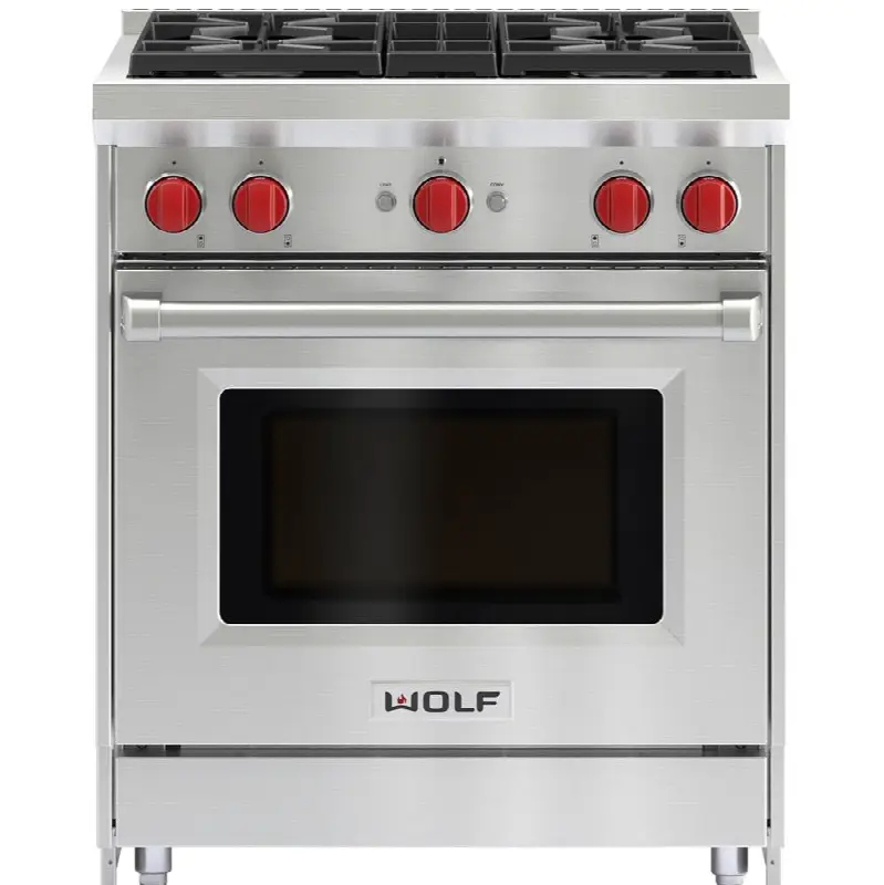 30" Gas Range, 4 Burner, Ng
