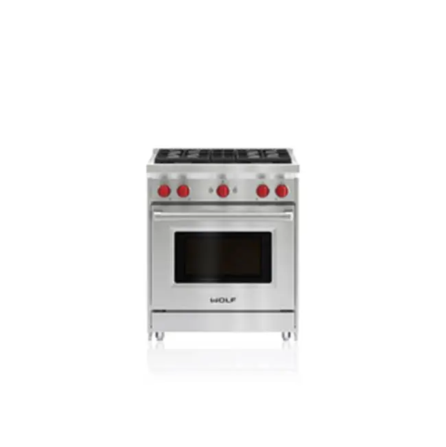30" Gas Range, 4 Burner, Lp